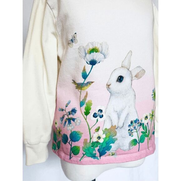 Whooli Chen x H&M Kids Toddler Girls 5/6 Spring Bunny Knit Pullover - Picture 6 of 8